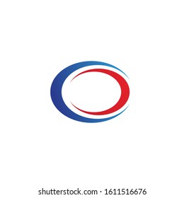 C circle Letter Logo Template vector icon design