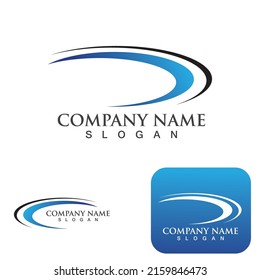 C Circle ring logo Template vector icon design