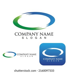 C Circle ring logo Template vector icon design