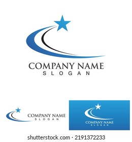 C Circle swoosh ring logo Template vector icon design