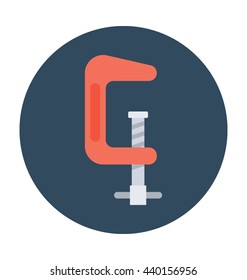 C Clamp Vector Icon