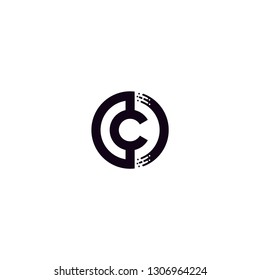 C Co Letter Logo Abstract Vector Stock Vector (Royalty Free) 1306964224 ...