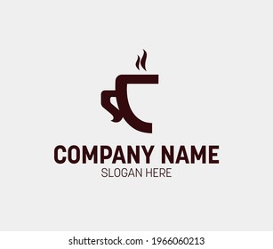 C Coffee Product Or Business Logo Design