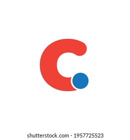 C com initial simple vector logo