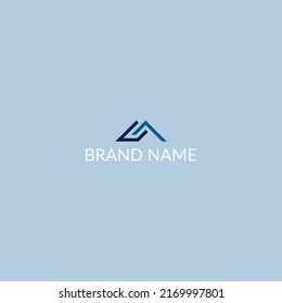 Plantilla de diseño de logotipo C y A.