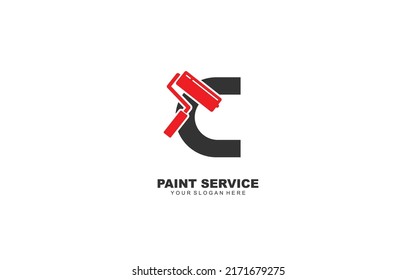 C CONSTRUCTION logo design inspiration. Vector letter template design for brand.