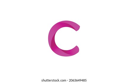 C creative letter logo design