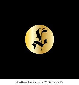 C creativo diseño de logotipo de letras modernas