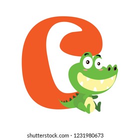 c crocodile icon logo