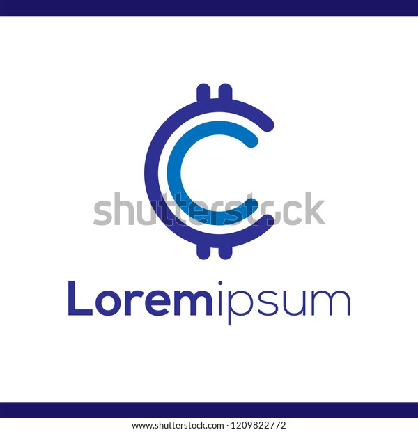 C Cryptocurrency Vector Logo Element C Stock Vector Royalty Free 1209822772