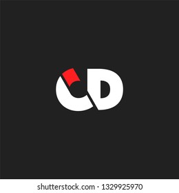 C D letters Joint logo icon vector template.
