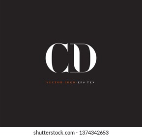 C D letters Joint logo icon vector template.