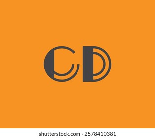 C and D logo design. CD abstract Letters Logo Monogram. This logo design is the process of creating a visual symbol that represents a brand, company, or individual.