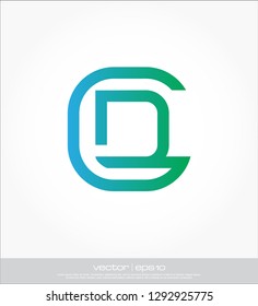 c and d logo templates