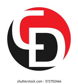c and d logo vector.