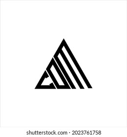 C D M letter logo creative design. CDM icon