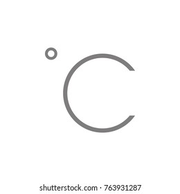 c degree icon. Web element. Premium quality graphic design. Signs symbols collection, simple icon for websites, web design, mobile app, info graphics on white background