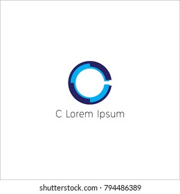 c design for logo icon 