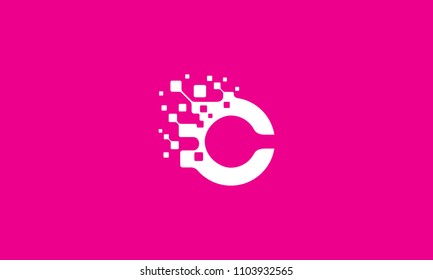 C digital initial logo