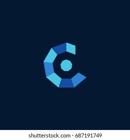C digital letters