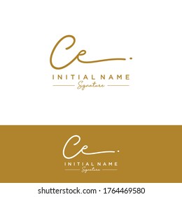 C E CE Initial letter handwriting and signature logo.