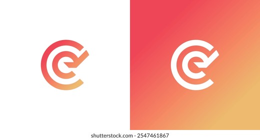 Logotipo da combinação de circuitos C e E