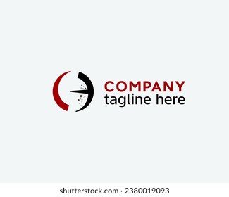 C and E letter logo with mining hammer. Suitable for companies operating in the mining sector.