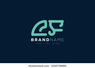 C and F logo design. CF abstract Letters Logo Monogram. This logo design is the process of creating a visual symbol that represents a brand, company, or individual.