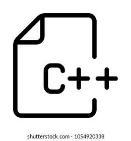 c++ file  vector icon