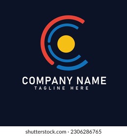 C font logo or center logo 