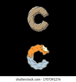 C Font Stone and Summer