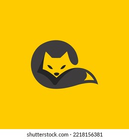 c fox logo initial vector graphic