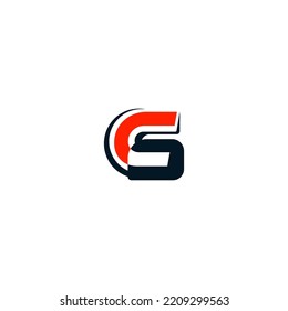 C, G, CG, GC Latter Logo Template vector Resumen Símbolo de monograma