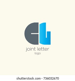 C G joint letter logo vector