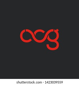 C C G joint letters logo design vector template