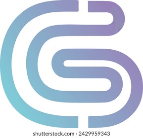 C + G Letter Logo Design - Diseño de logotipo minimalista 