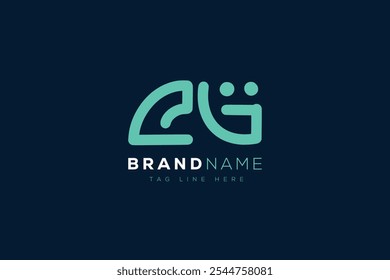 C and G logo design. CG abstract Letters Logo Monogram. This logo design is the process of creating a visual symbol that represents a brand, company, or individual.