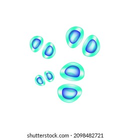 C. Glabrata Candida. Pathogenic Yeast-like Fungi Of The Candida Type Morphological Structure. Vector Illustration