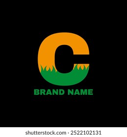 Logo de la hierba de C para la compañía