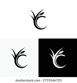 c Gras Logo Symbol Design Illustration