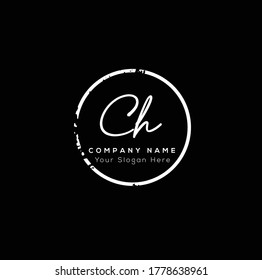 C H CH  Initial letter handwriting and signature logo.
