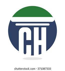 c and h logo vector.