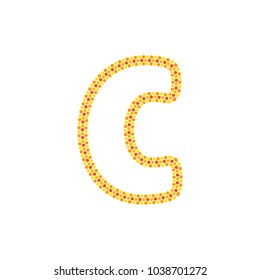 C Hexagon Letter Logo Icon Design