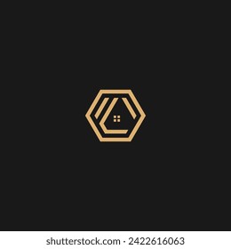 C Home Icon symbol and icon Logo Template vector logo concept,
