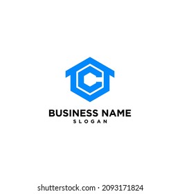C House Letter Logo Vector, Images And Stock Photos