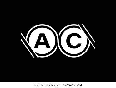 A C Initial Letter Logo design vector template, Graphic Alphabet Symbol for Corporate Business Identity