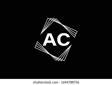 Eine Vorlage für die Design-Vektorillustration des Logos in der Anfangsbuchstabe C, grafisches Alphabet-Symbol für die Unternehmensidentität