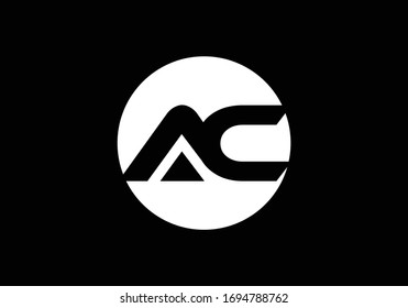 A C Initial Letter Logo design vector template, Graphic Alphabet Symbol for Corporate Business Identity
