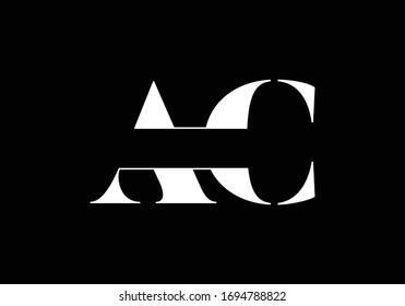 Eine Vorlage für die Design-Vektorillustration des Logos in der Anfangsbuchstabe C, grafisches Alphabet-Symbol für die Unternehmensidentität