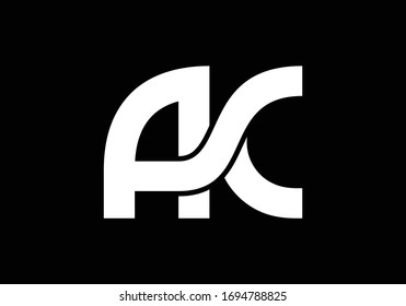 A C Initial Letter Logo design vector template, Graphic Alphabet Symbol for Corporate Business Identity